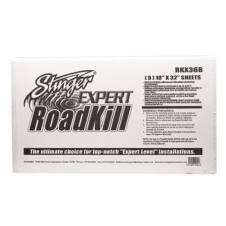 Stinger Electronics ROADKILL EXPERT DAMPENER BULK 36 SQ FT. RKX36B